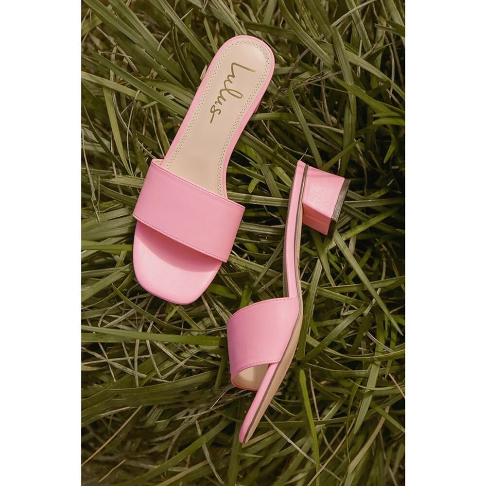 Lulus Janiya Light Pink High Heel Sandals